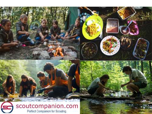 scout camp food and water management