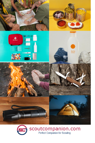 scout camp packing list by prioritization