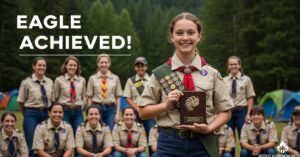 Read more about the article Fairborn girl becomes first Eagle Scout in city’s history as girls participation in Scouting grows – Dayton Daily News